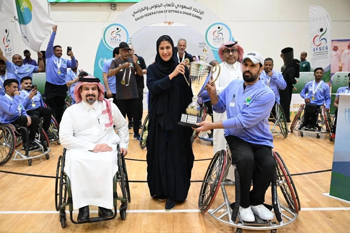 دليّل بنت نهار تتوج نادي ذوي الإعاقة في الرياض بكأس الاتحاد السعودي