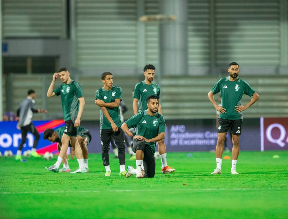 «الأخضر» يختتم تحضيراته للبحرين … وآل سعد والشنقيطي يواصلان التأهيل