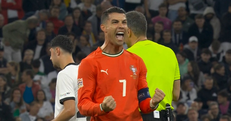 هدف رونالدو في مرمي المانيا بنصف نهائي دوري الامم الاوروبية
