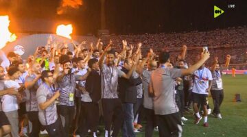 مراسم تتويج الزمالك بطلاً لكأس مصر
