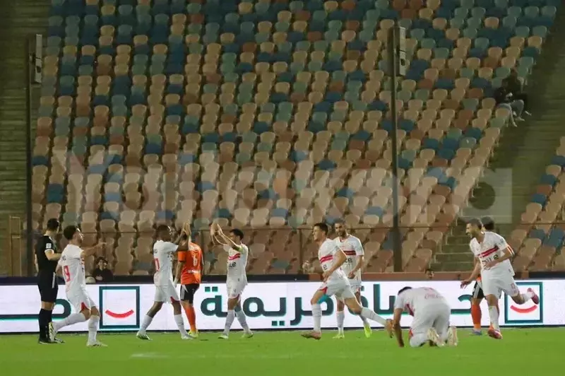 احتفال هالاند.. لقطات من مباراة الزمالك ضد فاركو