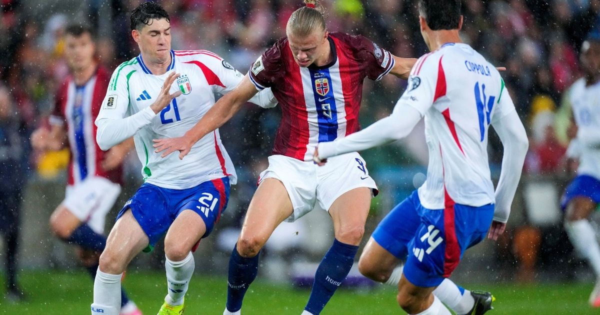 النرويج تصعق إيطاليا بعد شوط تاريخي في تصفيات كأس العالم