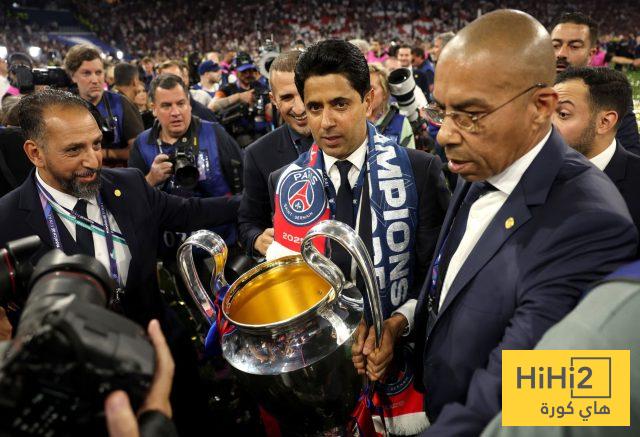 أرباح باريس سان جيرمان بعد التتويج بدوري أبطال أوروبا