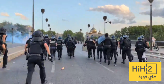 فيديو: شرطة باريس منزعجة من تتويج النادي بالابطال