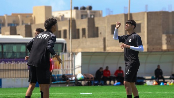 منتخب الناشئين ينهي تدريباته لمواجهة المغرب.. ودرويش يحفز اللاعبين