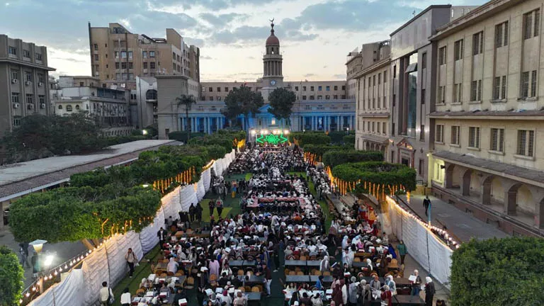 عميد قصر العيني يوجه رسالة لطلاب الكلية خلال الإفطار السنوي