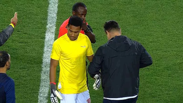 "أتحمل المسؤولية".. أول تعليق من الجزيري بعد وقوفه حارس مرمى أمام أوتوهو