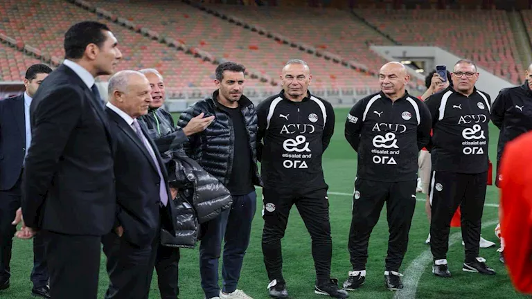 بحضور وزير الرياضة.. منتخب مصر يختتم تدريباته لمواجهة السعودية ودياً