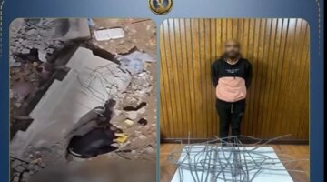 ضبط عاطل سرق قطع حديدية خاصة بحواجز مترو الأنفاق بالإسكندرية