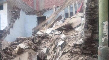 تصدع منزل قديم في طوخ بالقليوبية وإجراءات عاجلة لحماية المارة