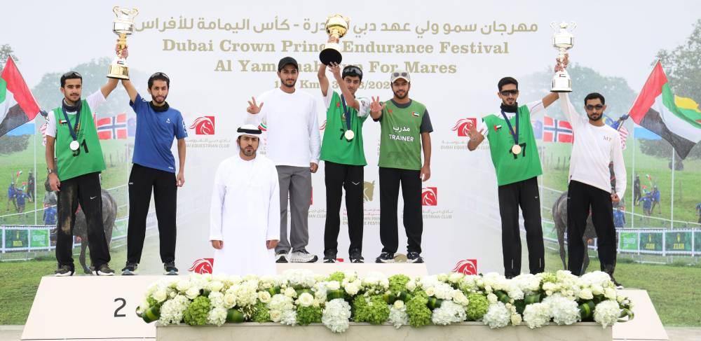 حمدان المنصوري يفوز بسباق كأس اليمامة للقدرة