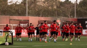 الأهلي يتابع التدريبات استعدادًا لمواجهة سيراميكا كليوباترا في الدوري