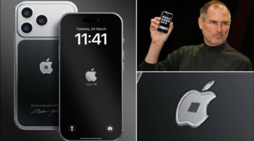 بسعر خيالي.. الإعلان عن هاتف آيفون مرصع بجزء من قميص مؤسس شركة آبل