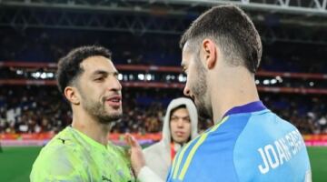 بعد تألقه رفقة المنتخب .. مصطفى شوبير ينشر صوراً من مباراة مصر أمام أسبانيا