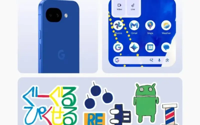 جوجل تُدهش اليابان بلون أزرق حصري لهاتف Pixel 10a