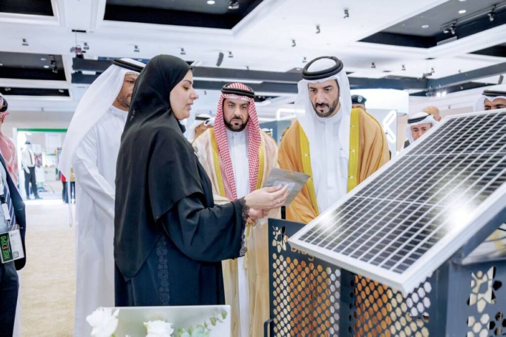 سلطان بن أحمد يحضر انطلاق النسخة الـ3 من معرض الصحة والسلامة والبيئة