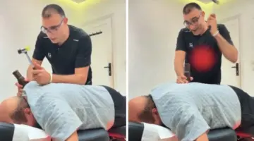 صحيفة المرصد – “يا شيخ مريع ليش تصوت فضحتنا بين القبايل”.. مقطع طريف للطبيب المصري أبو النصر يعالج مريض سعودي باستخدام المطرقة والأخير يصرخ من الألم
