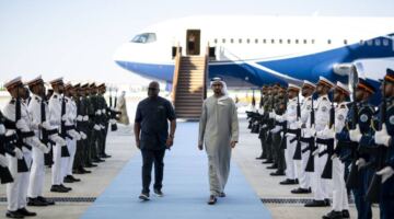 محمد بن زايد يستقبل رئيس الكونغو الديمقراطية ويناقش معه علاقات التعاون والتطورات الإقليمية