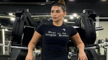 مي سليم تستعرض رشاقتها في الجيم