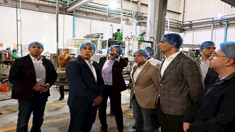 وزير الاستثمار يتفقد مصنع فيردي فودز للصناعات الغذائية في بنها