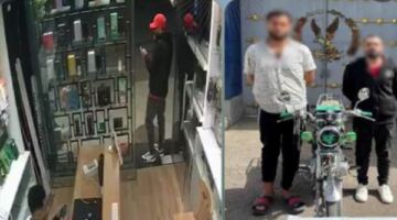 انتظره خارج المحل بدراجة نارية.. القبض على سارق هاتف محمول من محل وشريكه في الإسكندرية