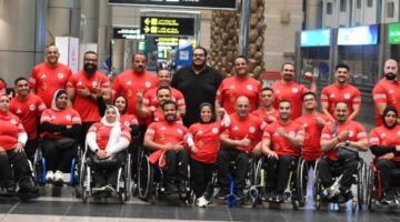 بعثة رفع الأثقال البارالمبي تطير الى الجزائر لخوض بطولة إفريقيا
                                                
                                                
                                                    18/05/2026 01:22 م
                                                
                                                
                                                    غادرت فجر اليوم الإثنين الموافق 18مايو بعثة المنتخب المصري لرفع الأثقال البارالمبي من مطار القاهرة الدولي، متجهة إلى  مدينة وهران الجزائرية للمشاركة في بطولة أفريقيا المفتوحة 2026 المحطه الثانيه للفري