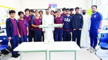 شرطة دبي توعّي الطلبة بالالتزامات الرياضية في الملاعب