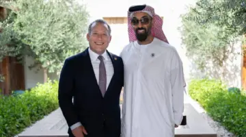 طحنون بن زايد ونائب أمريكي يبحثان التعاون والقضايا الإقليمية والدولية