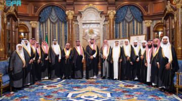 عام / سمو ولي العهد يستقبل مساء أمس وفد تكريم خادم الحرمين الشريفين نظير دعمه ورعايته لجمعيات تحفيظ القرآن الكريم في المملكة – وكالة الأنباء السعودية