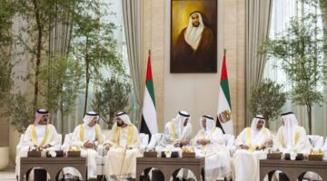 محمد بن زايد: سعدت بلقاء إخواني حكام الإمارات والمهنئين بعيد الأضحى