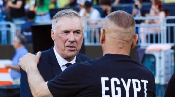 أنشيلوتي بعد الفوز على منتخب مصر: الفراعنة أرهقونا                                                                                                                                                    07/06/2026 09:36 ص                                                                                                                                                    أثنى الإيطالي كارلو أنشيلوتي، المدير الفني لمنتخب البرازيل، على الأداء الذي قدمه منتخب مصري خلال المواجهة الودية