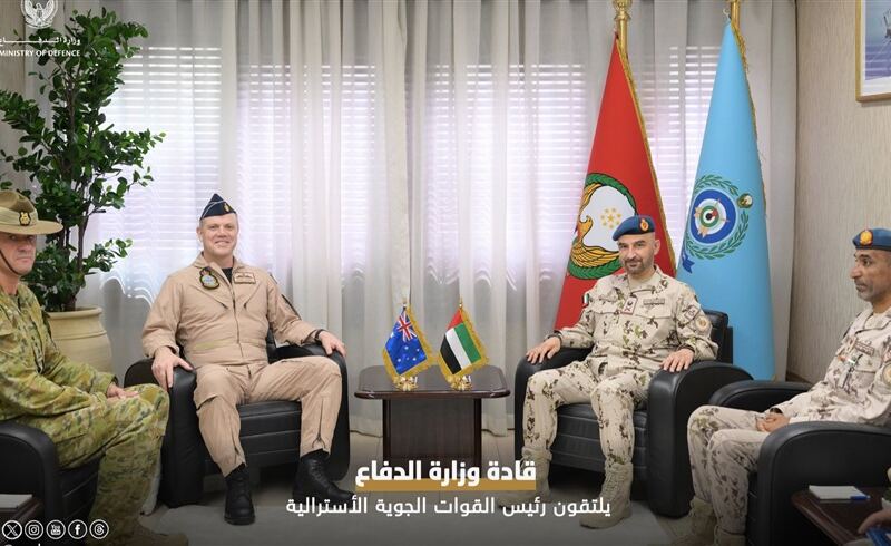 الإمارات وأستراليا تبحثان تعزيز التعاون العسكري وتبادل الخبرات