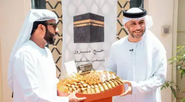 «شؤون المواطنين» في عجمان يهنئ حجاج الإمارة بعودتهم