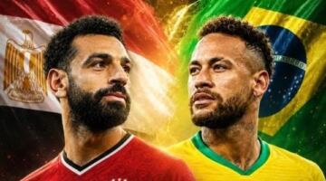 في غياب نيمار.. 8 معلومات بارزة عن ودية مصر ومنتخب البرازيل                                                                                                                                                    06/06/2026 10:00 ص                                                                                                                                                    يواجه منتخب مصر  نظيره البرازيل ، صباح غد الأحد في اطار   تحضيراته