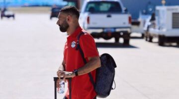 منتخب مصر يُغادر مطار سبوكين متوجهًا إلى سياتل استعدادًا لمواجهة بلجيكا.. صور
                                                
                                                
                                                    14/06/2026 03:32 ص
                                                
                                                
                                                    غادر منتخب مصر مطار مدينة سبوكين الأمريكية متوجهًا إلى مدينة سياتل، وذلك استعدادًا لخوض المواجهة المرتقبة أمام منتخب بلجيكا