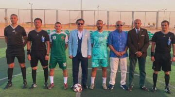أحمد سمير سليمان يطلق صافرة انطلاق منافسات النسخة السادسة لكأس مصر للميني فوتبول