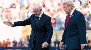 ترامب وإنفانتينو يتشاركان تتويج المنتخب الإسباني بلقب كأس العالم في أمريكا
