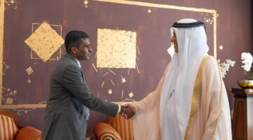 سعود بن صقر يستعرض علاقات التعاون مع القنصل الهندي بمناسبة مغادرته الدولة