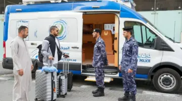 شرطة عجمان تكثف جهود الإيواء والإغاثة لمتضرري حريق برج الكورنيش السكني