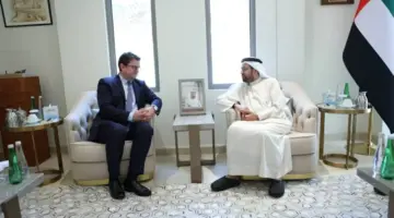علي النعيمي يناقش تعزيز العلاقات البرلمانية مع سفيري النمسا وصربيا في أبوظبي
