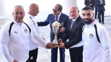 كواليس لقاء الرئيس السيسي مع هاني أبو ريدة والتوأم ومحمد صلاح بمقر الرئاسة