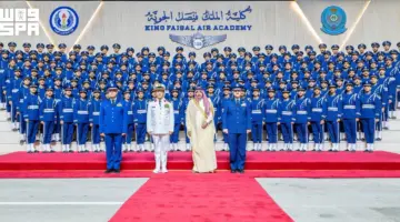 نائب وزير الدفاع يشهد مراسم تخريج الدفعة 108 من كلية الملك فيصل الجوية
