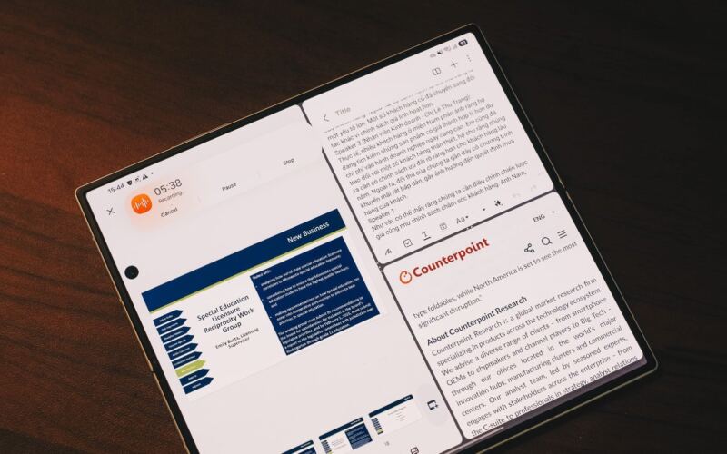 تجربة ميدانية تكشف القدرات الحقيقية لهاتف سامسونج القابل للطي Galaxy Z Fold8 Ultra