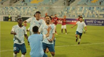 تعادل مثير يحسم أحداث الشوط الأول بين الجونة والقناة في الدوري المصري