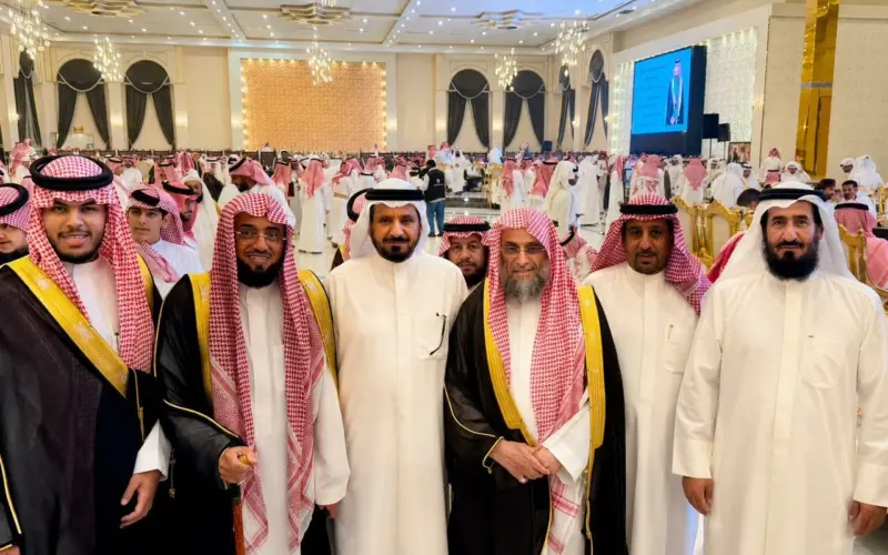 حفل زواج عبد الرحمن بن فحاس يجمع نخبة من وجهاء المجتمع السعودي