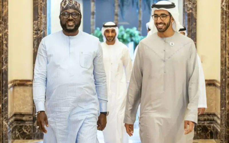شخبوط بن نهيان يبحث تعزيز التنسيق المشترك مع ممثل مفوضية الاتحاد الإفريقي