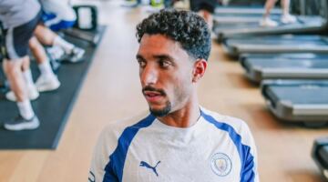 عمر مرموش يشارك أساسيًا في تشكيل مانشستر سيتي لمواجهة أتلتيكو مدريد الودية