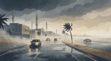 حالة الطقس الأربعاء: تحذيرات من أمطار رعدية وسيول تضرب 6 مناطق سعودية