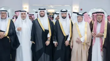 حفل زفاف يجمع يوسف وعبدالمجيد في أجواء احتفالية بحضور عائلة الشاعر بالسعودية