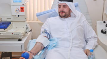 دائرة الأشغال العامة بالشارقة تدعم بنك الدم بمبادرة إنسانية لتعزيز العمل التطوعي